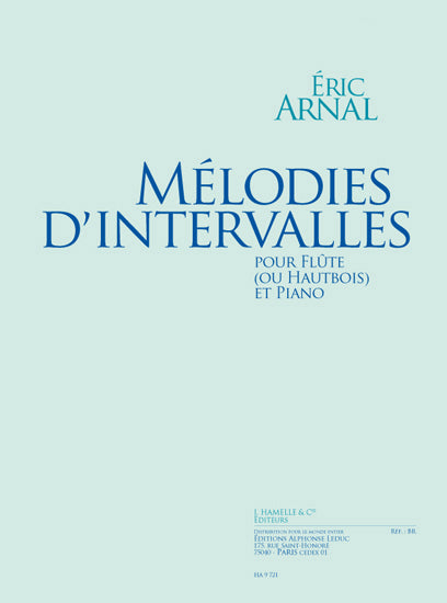 Mélodies d'intervalles pour flûte et piano | Arnal