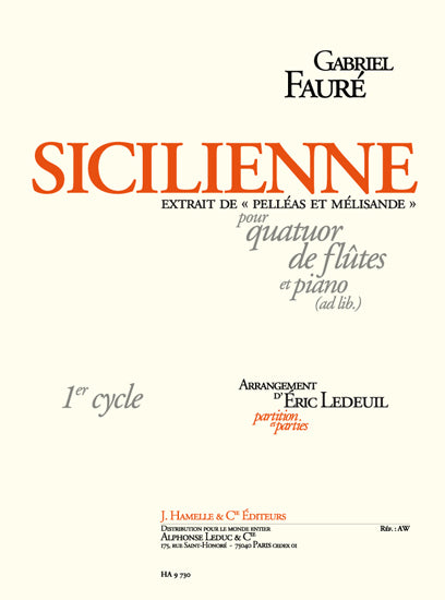 Sicilienne | Gabriel Fauré | Flûte