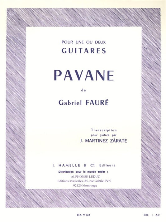 Pavane Op.50 | Gabriel Fauré | Guitare