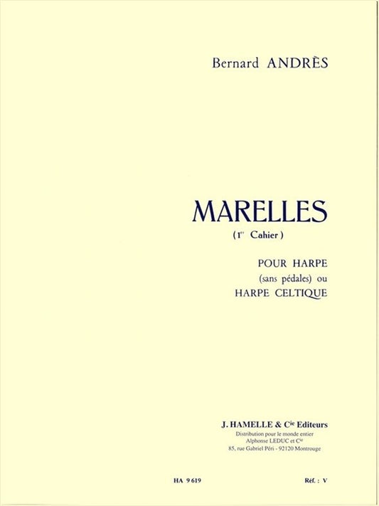 Marelles Vol.1 Nos.1-6 | Bernard Andrès | Harpe