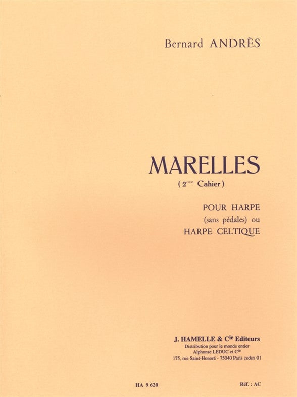 Marelles Vol.2  Nos.7-12 | Bernard Andrès | Harpe