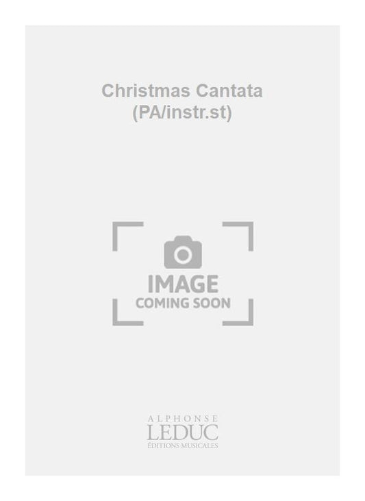Christmas Cantata (PA/instr.st), Partie séparée pour sATB et Accompagnement
