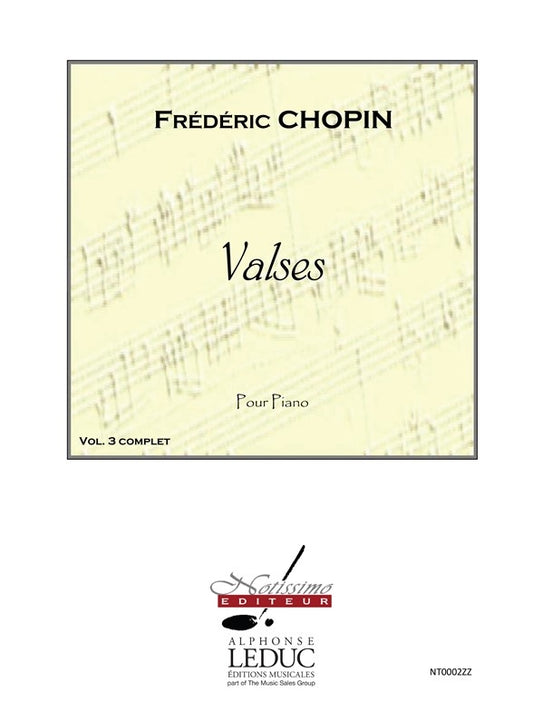 Chopin Valses Volume 3 Piano | Frédéric Chopin