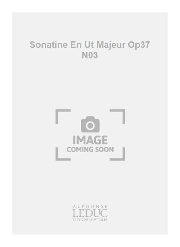 Sonatine En Ut Majeur Op37 N03 | M. Clementi | Piano