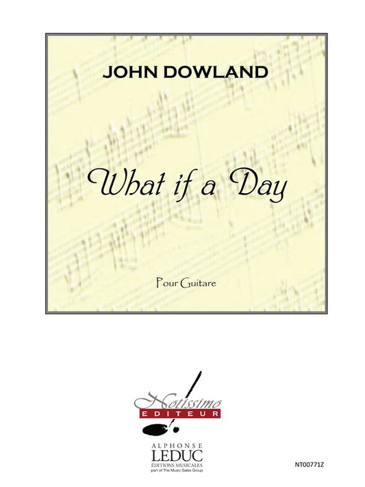 What If A Day | Dowland | Guitare