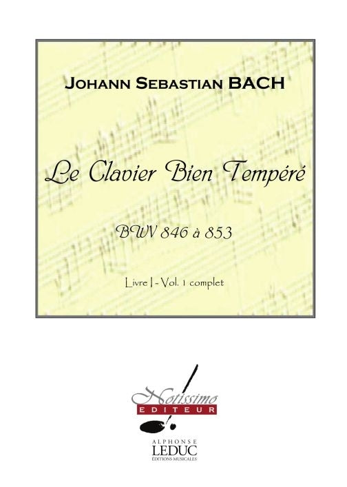Clavier Bien Tempéré | Johann Sebastian Bach | Piano | Livre | NT04300Z