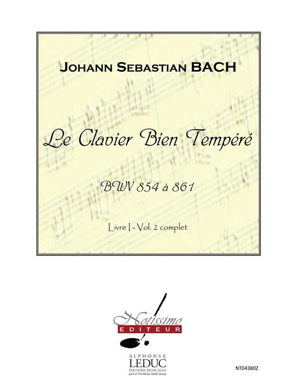 Clavier Bien Tempéré | Johann Sebastian Bach | Piano | Livre | NT04380Z
