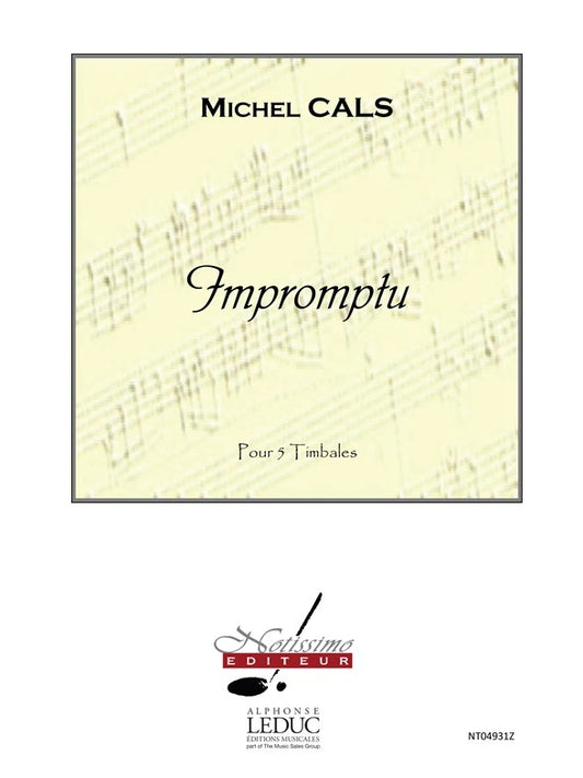 Impromptu pour 5 Timbales | Michel Cals