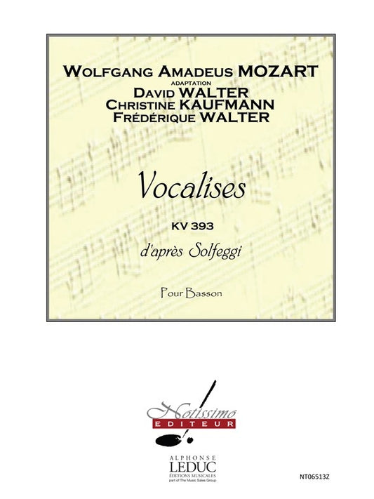 Vocalises D'Apres Solfeggi | Wolfgang Amadeus Mozart | Basson
