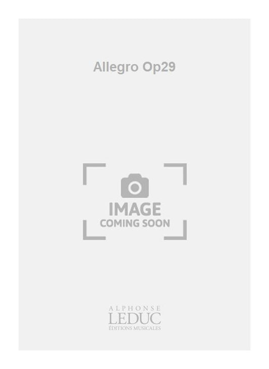 Allegro Op29 | Harrus | Flûte