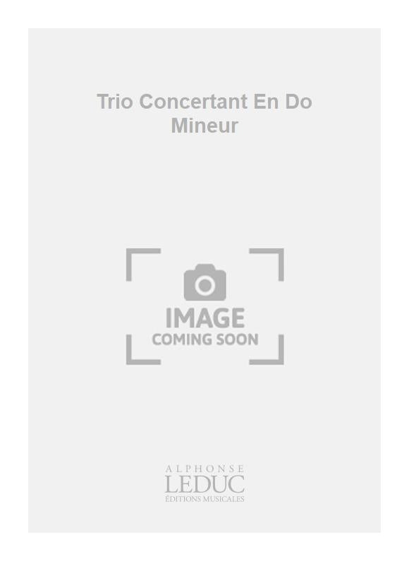 Trio Concertant En Do Mineur | Harrus | Clarinette