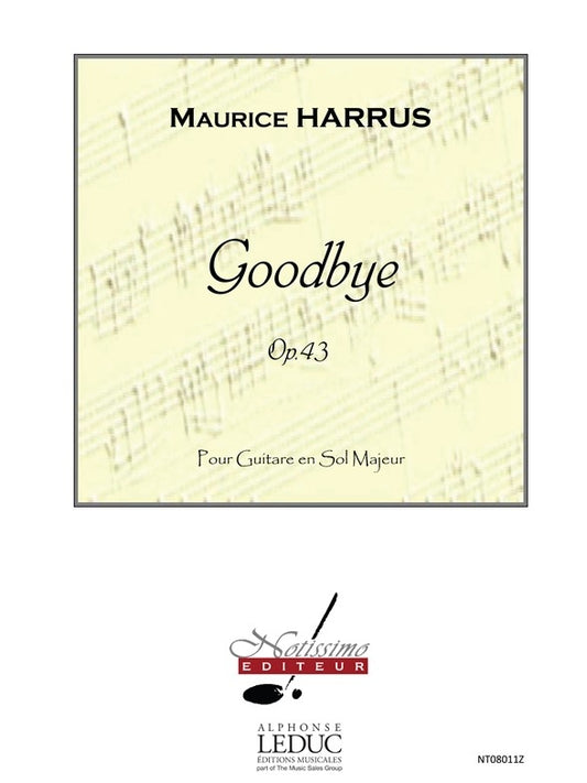 Goodbye | Harrus | Guitare