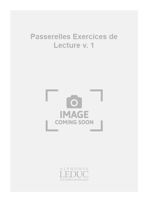 Passerelles Exercices de Lecture v. 1 | Yves Verne | Marimba