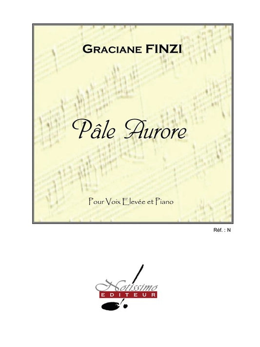 Finzi Pale Aurore de Graciane Finzi, Livre pour voix aiguë