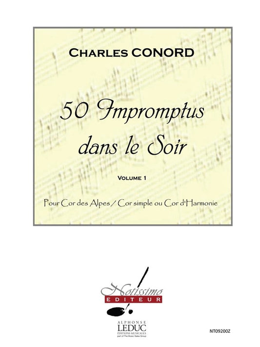 50 Impromptus Dans Le Soir Vol 1 | Charles Conord | Cor