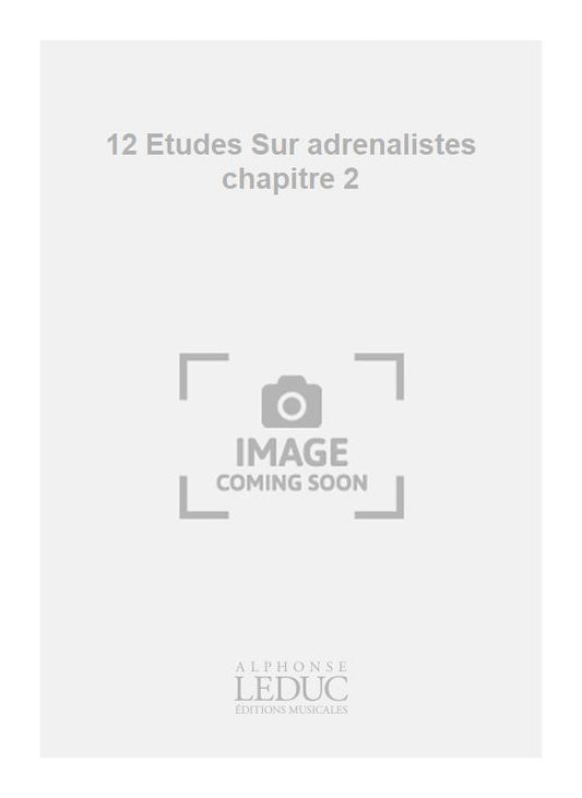 12 Études Sur adrenalistes chapitre 2 | Eric Fischer