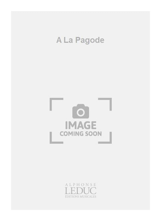 A La Pagode | Coiteux | Clarinette