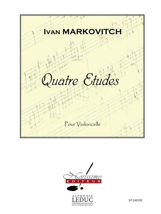 4 Études | Ivan Markovitch | Violoncelle