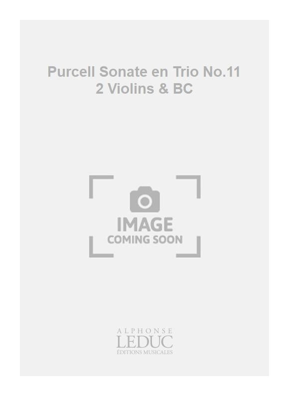 Purcell Sonate en Trio No.11 2 Violins & BC | Violon