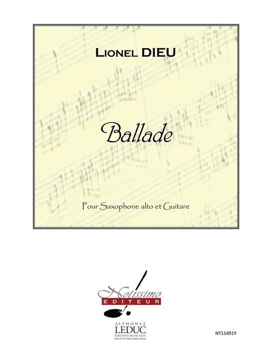 Ballade | Dieu | Saxophone alto