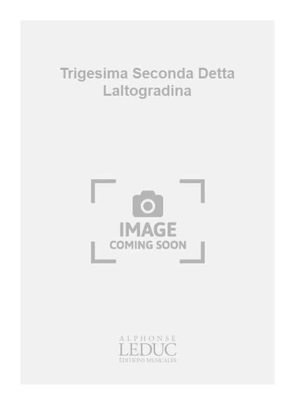 Trigesima Seconda Detta Laltogradina | Girolamo Frescobaldi