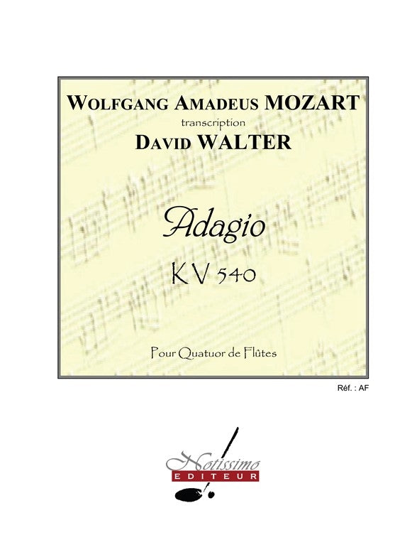 Adagio | Wolfgang Amadeus Mozart | Quatuor de flûtes