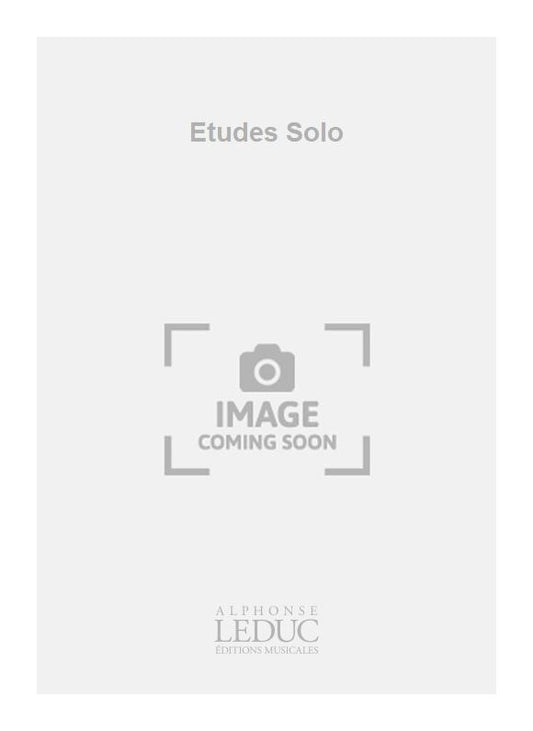 Études Solo | Entchev | Hautbois