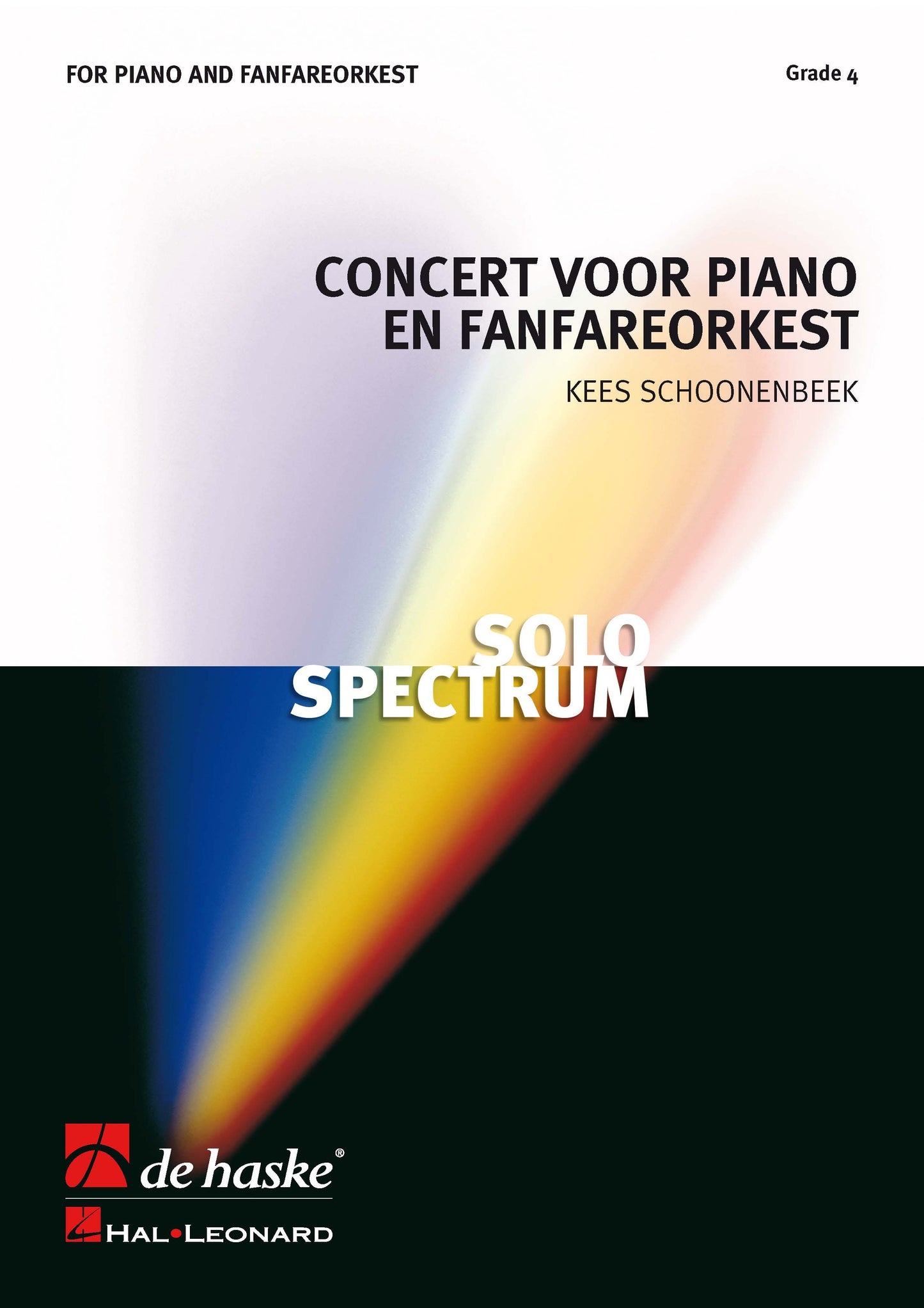 Concert pour piano et fanfare | Kees Schoonenbeek | Fanfare | Partition