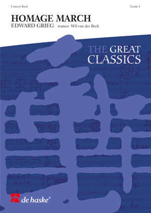 Marche d'hommage | Edvard Grieg | Orchestre d'harmonie | Partition