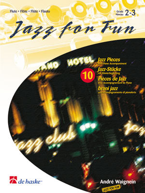 Jazz for Fun de André Waignein, Livre pour flûte et Piano