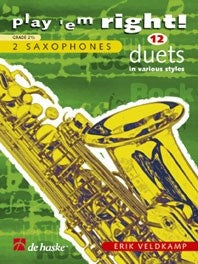 Play 'em Right! - 12 duos en divers styles | Erik Veldkamp | Saxophone