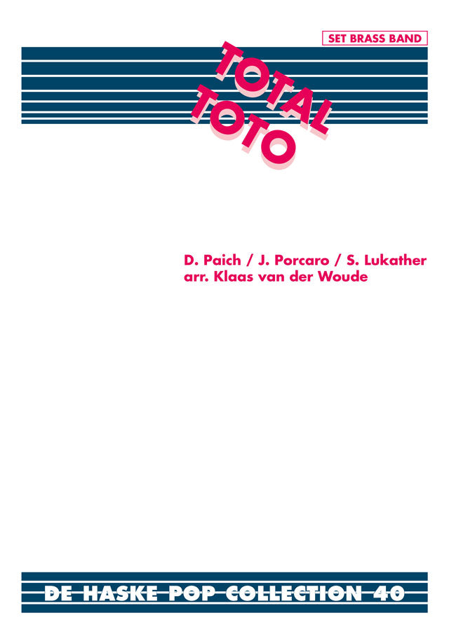 Total Toto | arr. Klaas van der Woude | Brass band | Partition + parties