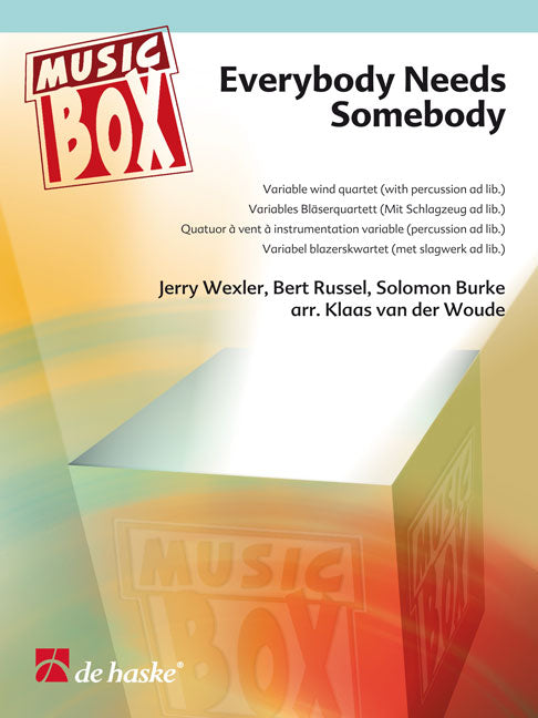 Everybody Needs Somebody | arr. Klaas van der Woude