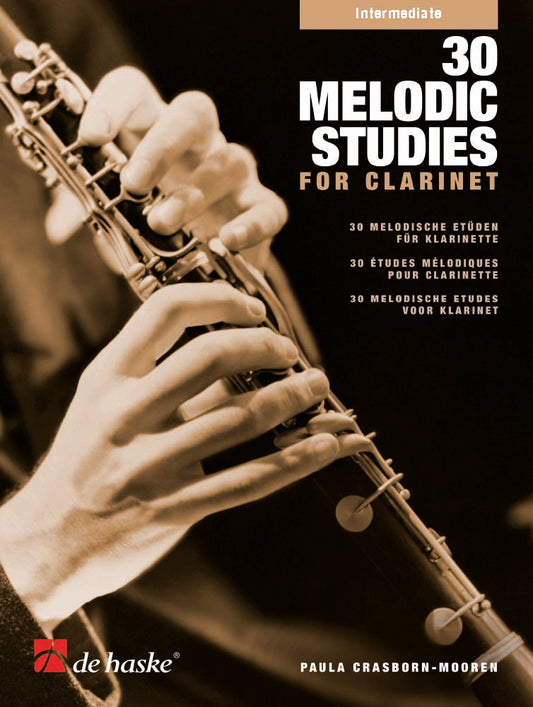 30 études mélodiques pour clarinette | Paula Crasborn-Mooren
