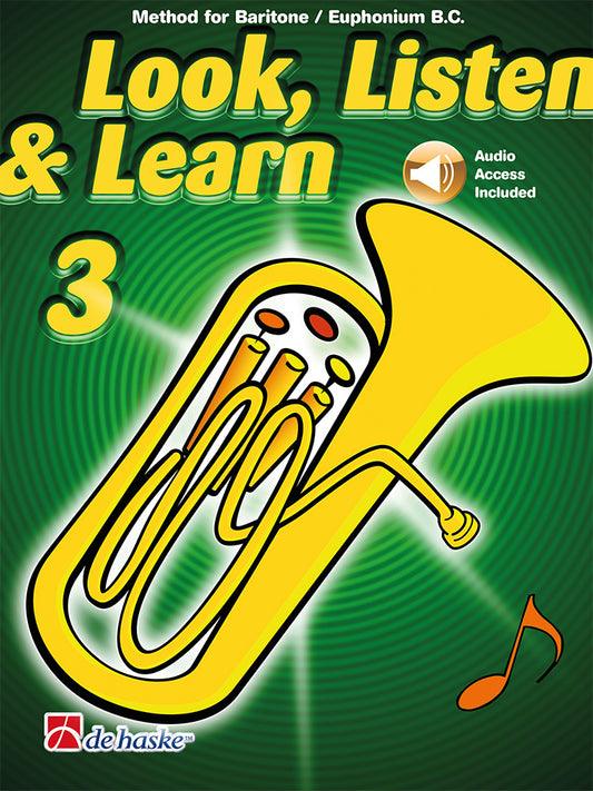 Écouter, Lire & Jouer 3 - Baryton/euphonium, clé de fa | éd. Philip Sparke