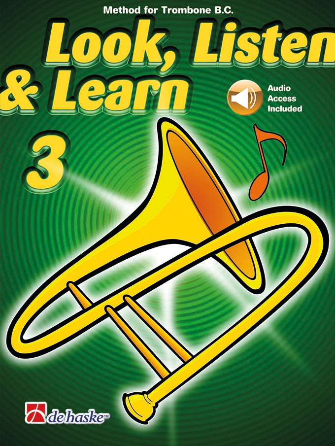 Écouter, Lire & Jouer 3 - Trombone, clé de fa | éd. Philip Sparke
