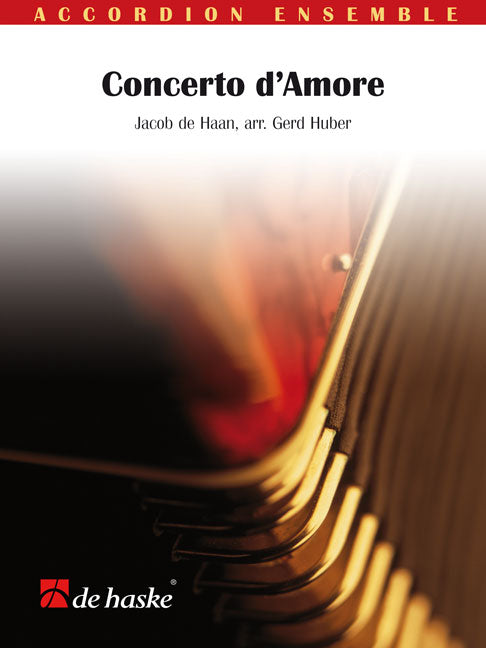 Concerto d'Amore | Jacob de Haan | Orchestre d'accordéons | Partition + parties