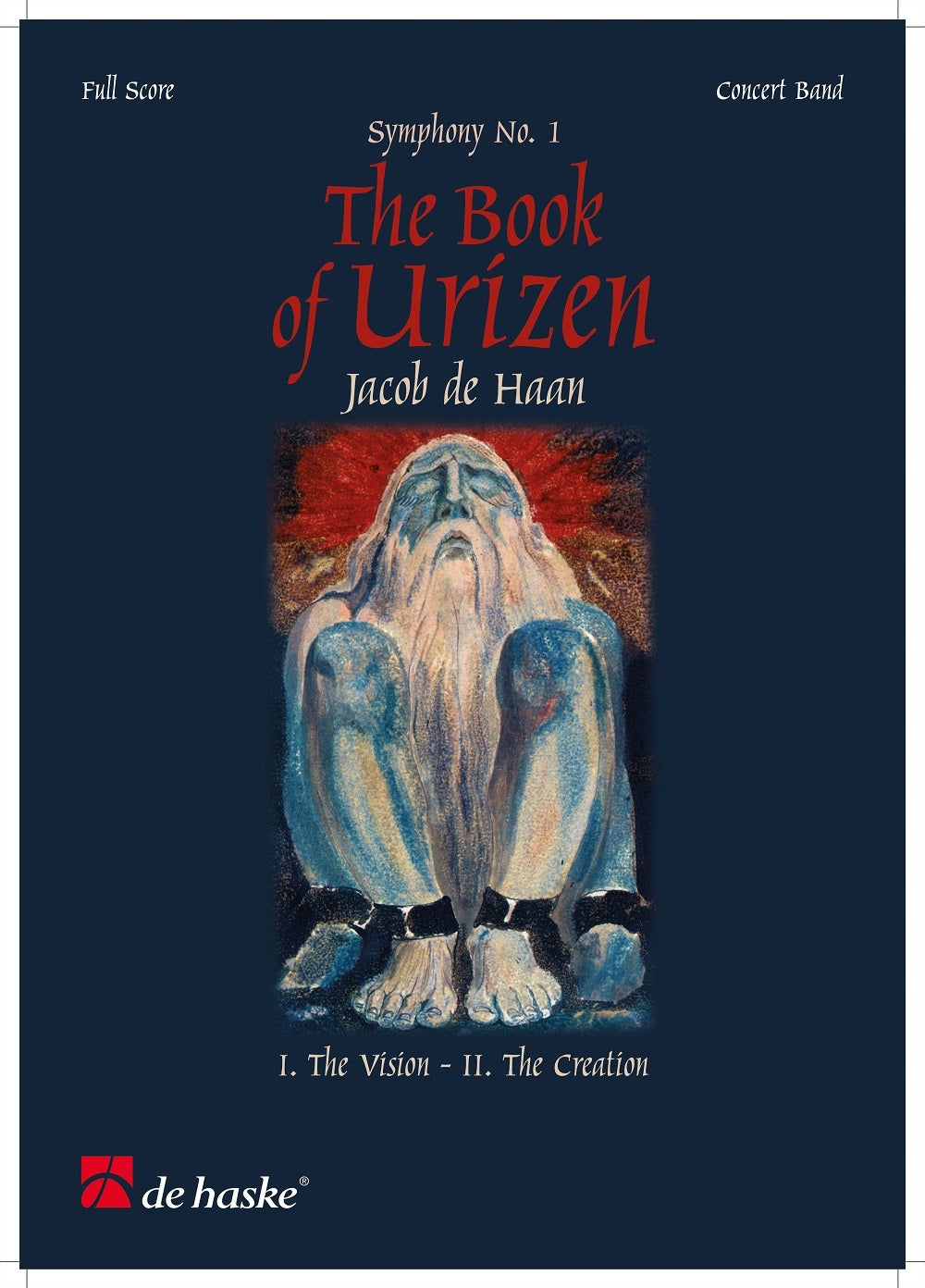 Le Livre d'Urizen I + II | Jacob de Haan | Orchestre d'harmonie | Partition + parties