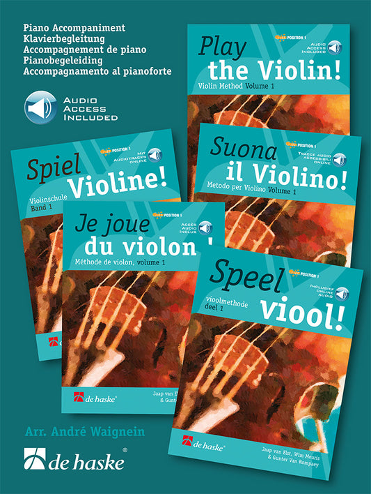 Play the Violin! Accompagnement de piano, vol. 1 | Wim Meuris