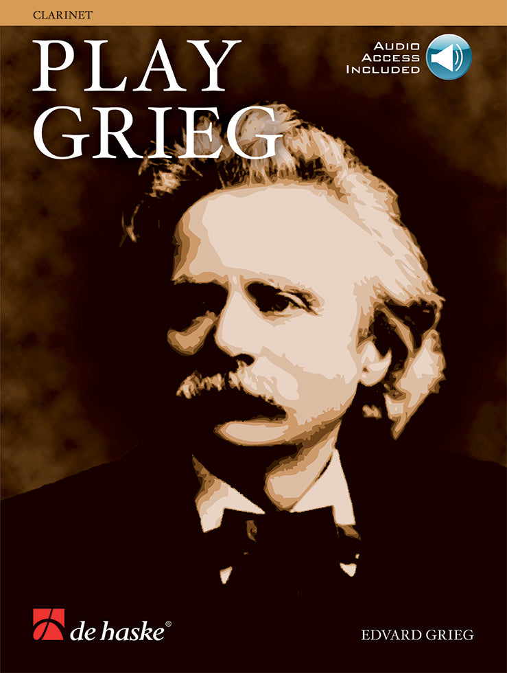 Jouer Grieg | Edvard Grieg | Clarinette | Livre + audio en ligne