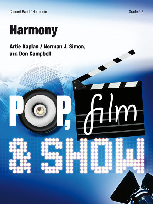 Harmony de Artie Kaplan, Partition + parties pour orchestre d'harmonie