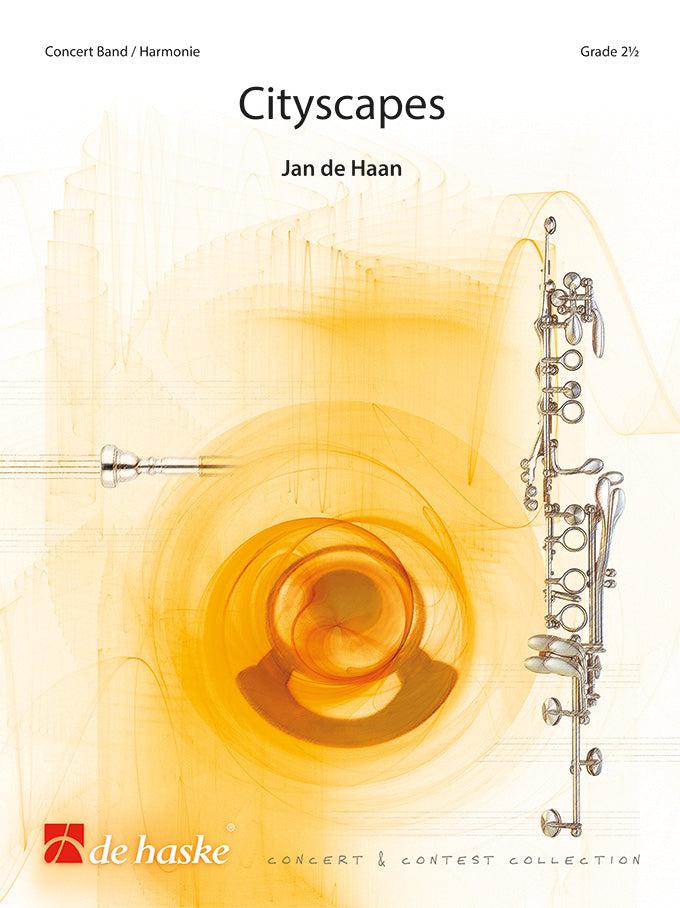 Paysages urbains | Jan de Haan | Orchestre d'harmonie | Partition + parties