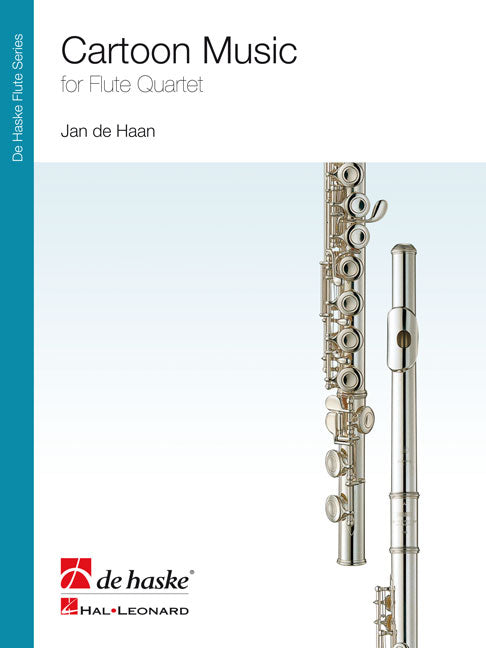 Musique de dessin animé | Jan de Haan | Quatuor de flûtes | Partition + parties | DHP 1094792-070