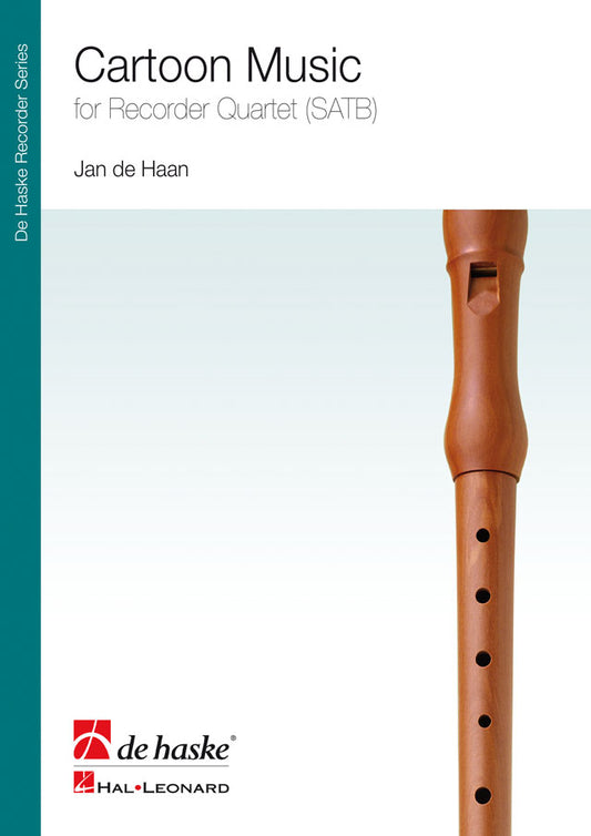 Musique de dessin animé | Jan de Haan | Quatuor de flûtes | Partition + parties | DHP 1094794