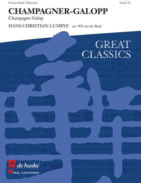Champagner-Galopp | Hans Christian Lumbye | Orchestre d'harmonie | Partition