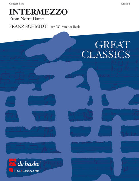 Intermezzo de Franz Schmidt, Partition pour orchestre d'harmonie