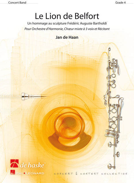 Le Lion de Belfort | Jan de Haan | Orchestre d'harmonie | Partition + parties