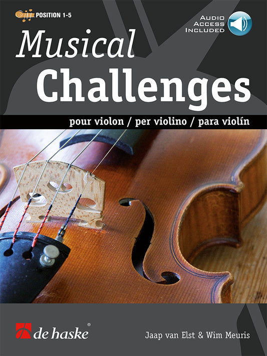 Défis musicaux | Wim Meuris | Violon | Livre + partie séparée + audio en ligne