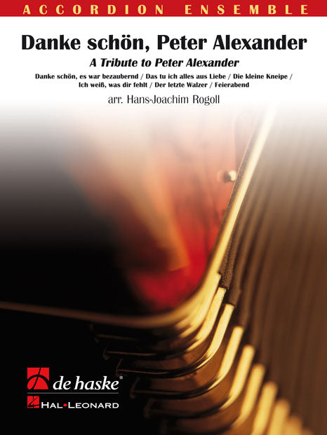 Danke schön, Peter Alexander | Les Reed | Orchestre d'accordéons | Partition + parties