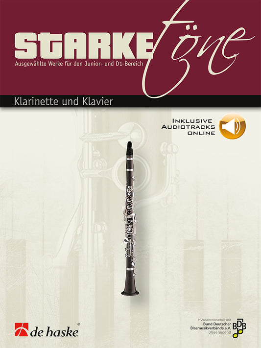 Starke Töne - Clarinette et piano | Clarinette | Livre + partie séparée + audio en ligne